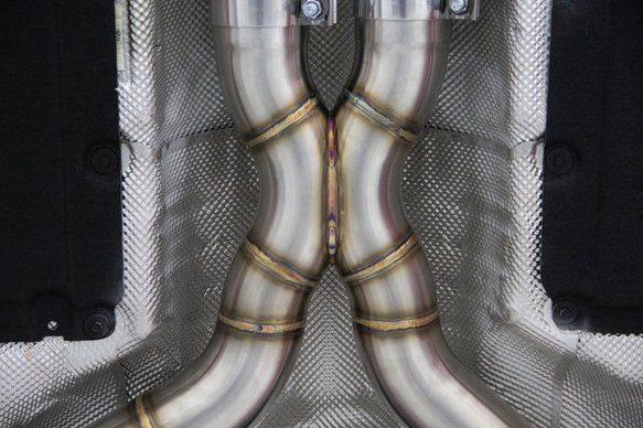 Dinan Resonator Delete Kit - 2018-2023 BMW M5 Stainless Steel - 3.25" - F90