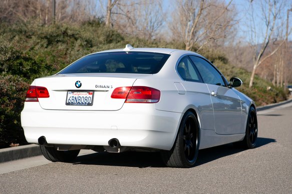 Dinan Free Flow Axle-Back Exhaust - 2007-2013 BMW 335i/335is/335xi Stainless Steel - Polished Tips - E92/E93