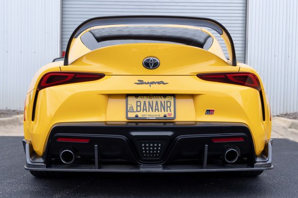 Dinan High-Rise Rear Spoiler - 2020-2025 Toyota GR Supra Carbon Fiber - A90/A91