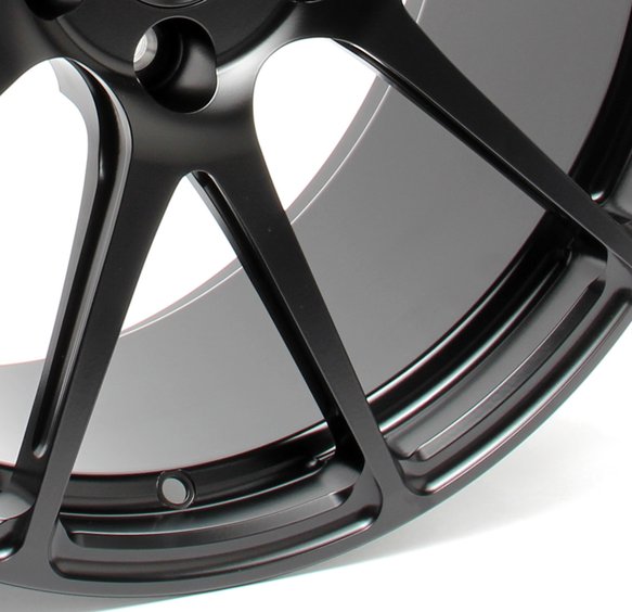 Forgeline GA1R Performance Wheel Set - 2008-2013 BMW M3 Front: 19 x 9 - Rear: 19 x 10 - Black - Dinan Center Cap - E90/E92/E93