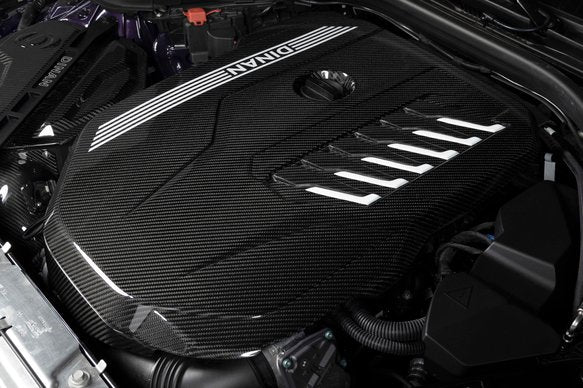 Dinan Gloss Carbon Fiber Engine Cover - 2020-2025 BMW B58D Gloss Carbon Fiber - G01/G02/G20/G22/G23/G26/G29/G42