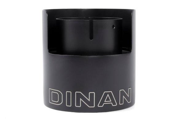 Dinan Double-Walled 4.5" Clamp-On Exhaust Tip (Black Ceramic) Black - 4.5" Outlet, 3" Inlet
