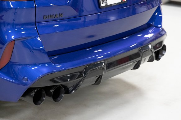 Dinan Valved Axle-Back Exhaust - 2020-2025 BMW X5M/X6M Stainless Steel - Polished Tips - F95/F96