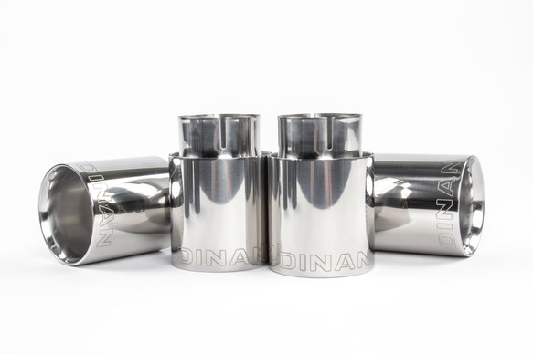 Dinan Free Flow Axle-Back Exhaust - 2020-2024 BMW M340i/M440i Stainless Steel - Polished Tips - G20 / G22 / G23 / G26