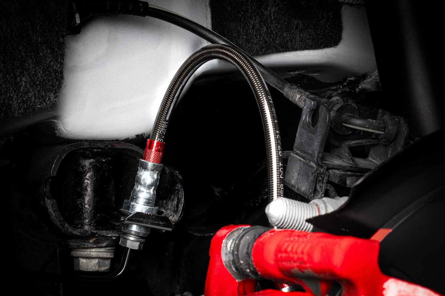 APR Braided Stainless Steel Brake Lines (Set of 2) - Rear