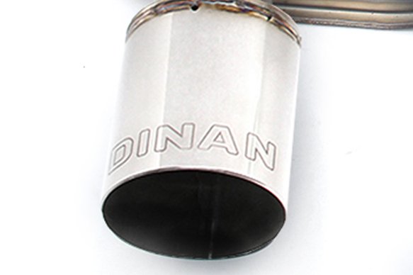 Dinan Free Flow Axle-Back Exhaust - 2011-2016 BMW 535i Stainless Steel - Polished Tips - F10
