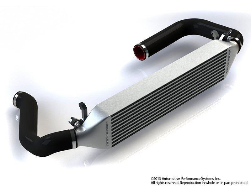 HS Tuning NEUSPEED front mount intercooler kit with aluminum core and black silicone hoses for VW Golf GTI Mk6