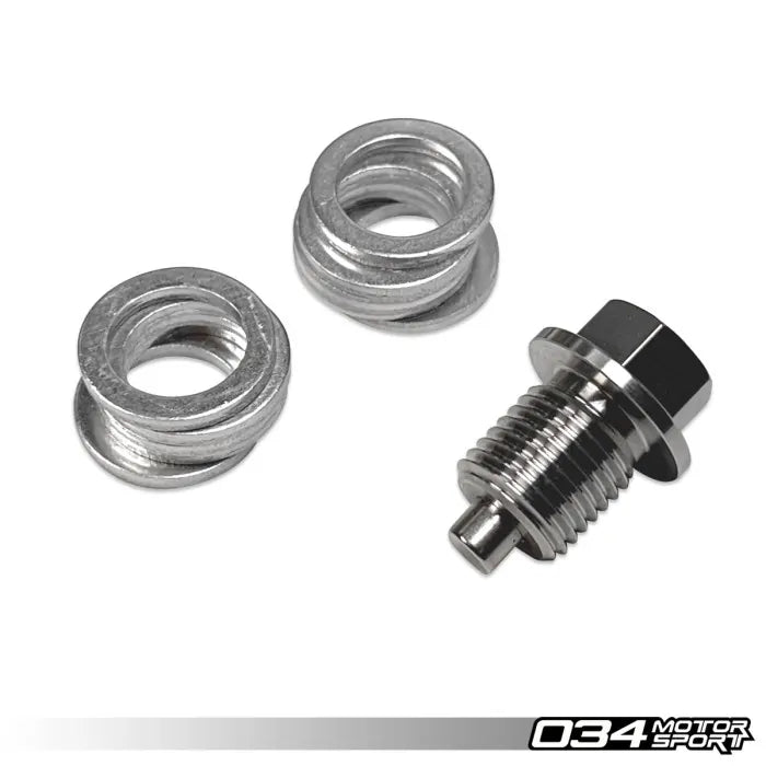 Billet Magnetic Oil Drain Plug Kit, Audi & VW with Metal Oil Pan