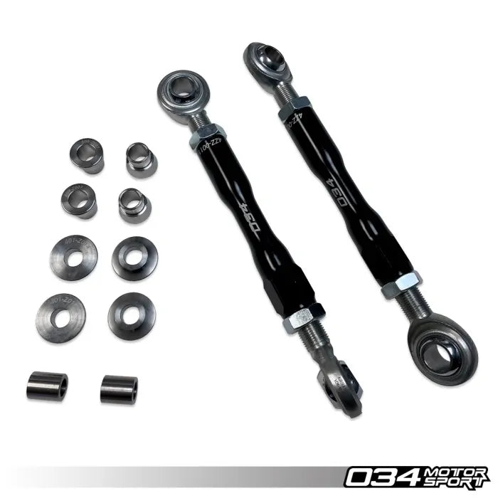 Motorsport Billet Adjustable Rear Sway Bar End Link Pair, Gen 1 & Gen 1.5 Audi R8 (4.2 V8 & 5.2 V10)
