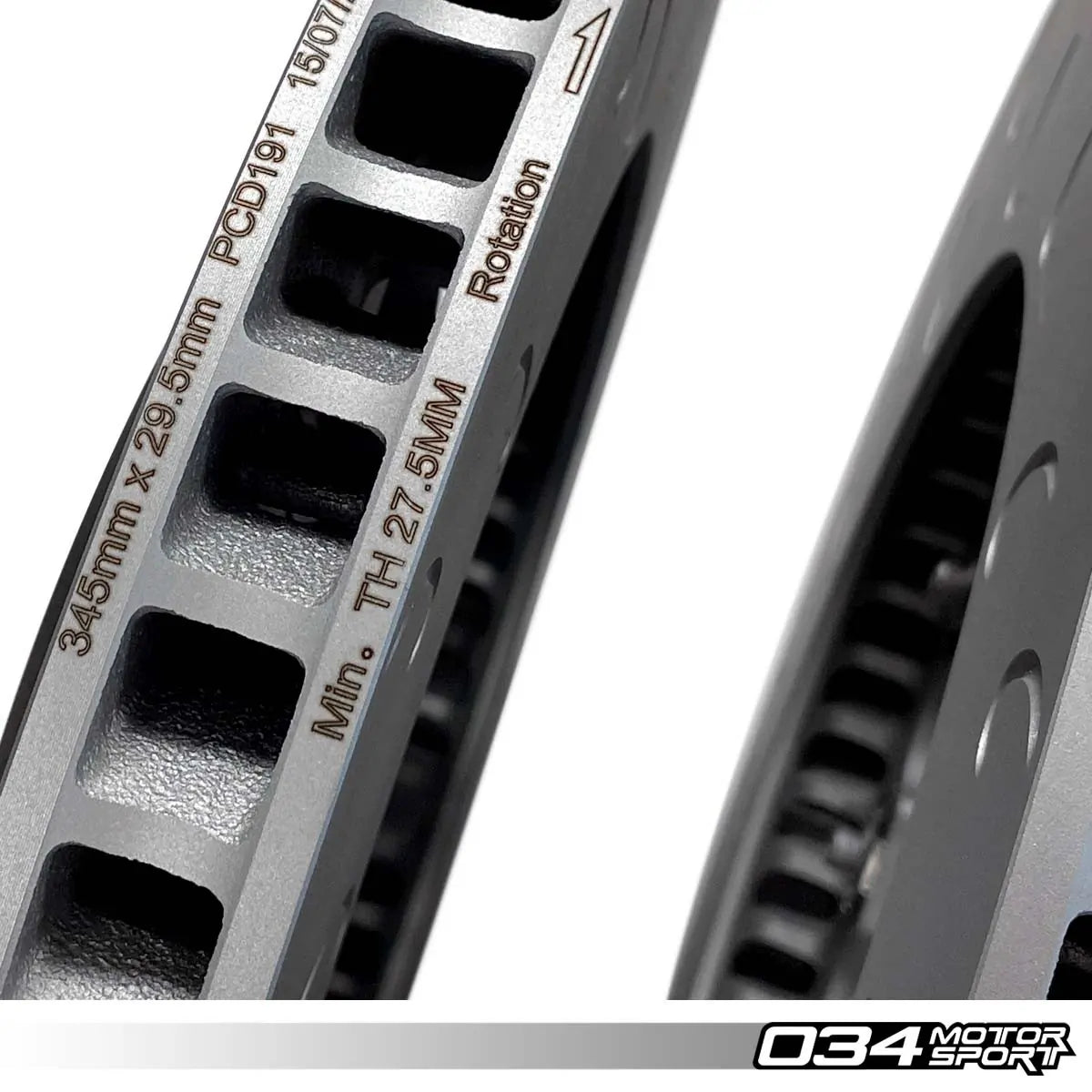 2-Piece Floating Front Brake Rotor Upgrade Kit for Audi B8/B8.5 S4/S5/Q5