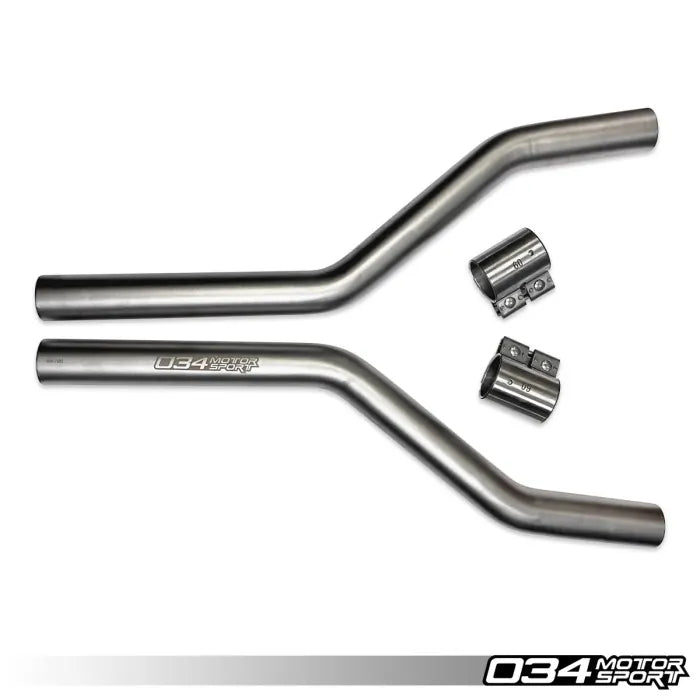 Res-X Front Resonator Delete, B9/B9.5 Audi S4/S5 3.0T