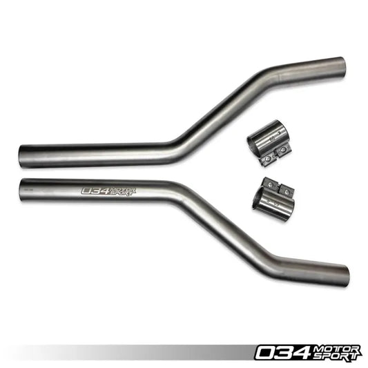 Res-X Front Resonator Delete, B9/B9.5 Audi S4/S5 3.0T