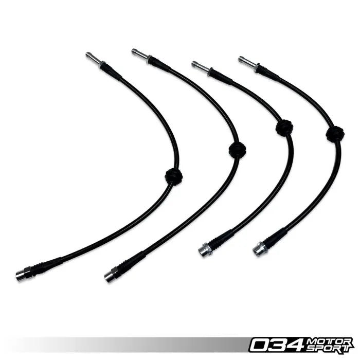 Stainless Steel Braided Brake Line Kit, B8/B8.5 Audi S4/S5