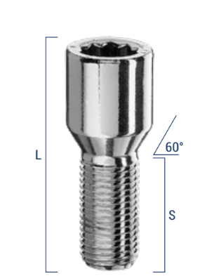 Tuner Style Cone Seat, Extended Wheel Bolts