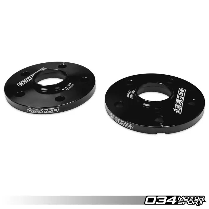 Wheel Spacer Pair, 12.5mm, Volkswagen & Audi 5x112 with 57.1mm Center Bore