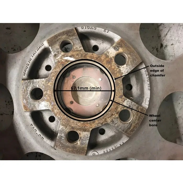 Wheel Spacer Pair, 12.5mm, Volkswagen & Audi 5x112 with 57.1mm Center Bore