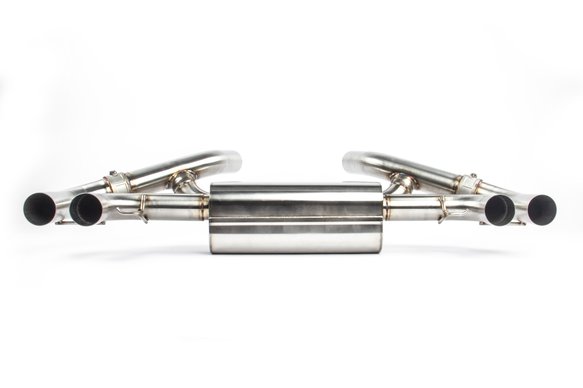 Dinan Free Flow Axle-Back Exhaust - 2020-2024 BMW M340i/M440i Stainless Steel - Polished Tips - G20 / G22 / G23 / G26