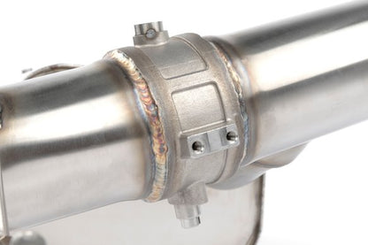 Dinan Valved Axle-Back Exhaust - 2023-2025 BMW M2 Stainless Steel - Black Tips - G87