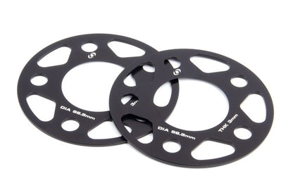 Dinan Spacers; 5x112 - 66.5mm CB - 3mm Thick Set of 2