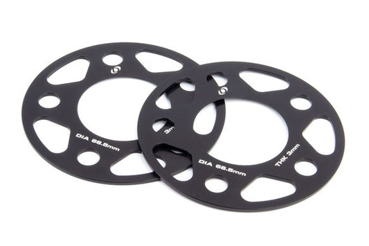 Dinan Spacers; 5x112 - 66.5mm CB - 3mm Thick Set of 2