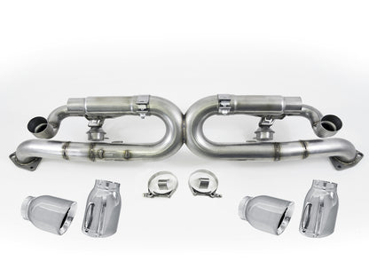 AWE Tuning Porsche 991 SwitchPath Exhaust for Non-PSE Cars Chrome Silver Tips