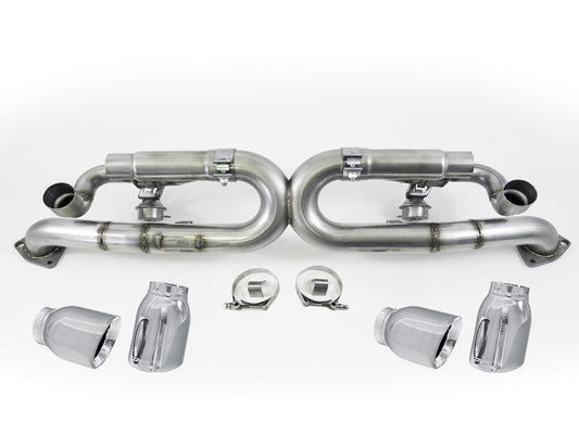 AWE Tuning Porsche 991 SwitchPath Exhaust for Non-PSE Cars Chrome Silver Tips