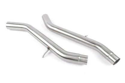 Dinan Valved Axle-Back Exhaust - 2021-2025 BMW M3/M4 Stainless Steel - Black Tips - G80/G82/G83