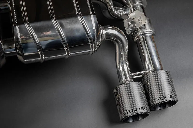 BMW M2 Competition/CS (F87) - Valved Exhaust, MidSilencer/OPF Spare + Wicrom Tips (OE Actuators)