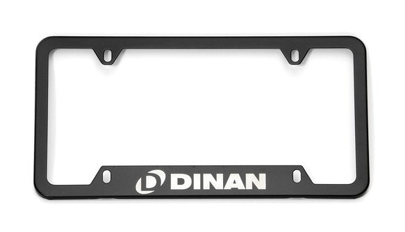 Dinan License Plate Frame Stainless Steel - Black