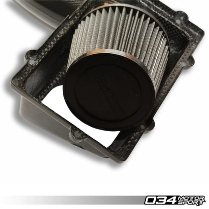 X34 Carbon Fiber MQB Open-Top Cold Air Intake System, 8V Audi A3/S3/TT/TTS, MkVII VW Golf/GTI/R & MkVII VW GLI, 1.8T/2.0T Gen 3