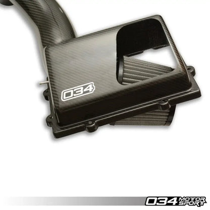 X34 Carbon Fiber MQB Open-Top Cold Air Intake System, 8V Audi A3/S3/TT/TTS, MkVII VW Golf/GTI/R & MkVII VW GLI, 1.8T/2.0T Gen 3