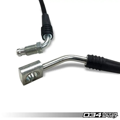 Stainless Steel Braided Brake Line Kit, 8S/8V.5 Audi TT RS & RS3