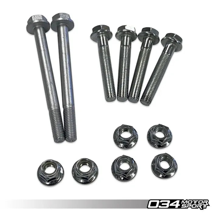 034Motorsport Upper Control Arm Hardware Kit for B8/B8.5 Audi A4/S4/RS4, A5/S5/RS5, Q5/SQ5, C7/C7.5 A6/S6/RS6, A7/S7/RS7, & 95B Porsche Macan