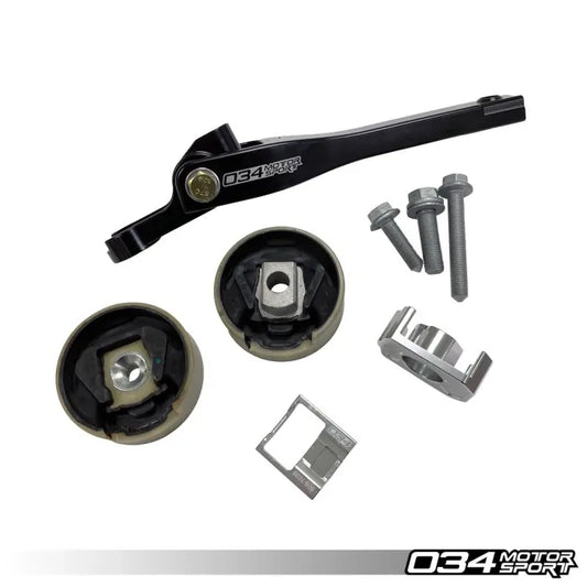 034Motorsport Billet Spherical Dogbone Mount Performance Pack with Dogbone Pucks, Audi 8V.5/8Y RS3 and 8S TTRS