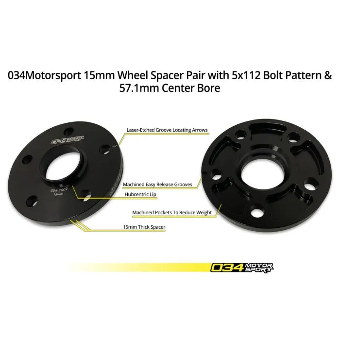 Dynamic+Flush Wheel Spacer Kit, MkVII Volkswagen Golf/GTI/Rabbit