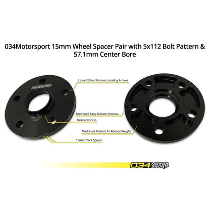 Dynamic+Flush Wheel Spacer Kit, MkVII Volkswagen Golf/GTI/Rabbit