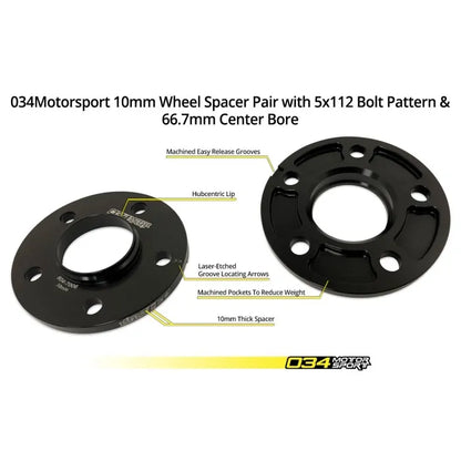 Dynamic+Flush Wheel Spacer Kit, B9/B9.5 Audi A4