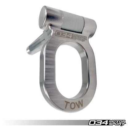 Motorsport Stainless Steel Tow Hook - 105mm for Audi MQB/B8/B8.5/B9 and Volkswagen MQB