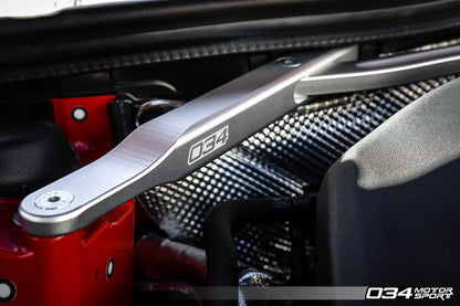 034Motorsport Front Strut Brace, B9/B9.5 Audi A4/S4, A5/S5/RS5, Allroad, Billet Aluminum