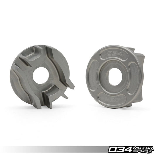 034Motorsport Billet Aluminum Rear Differential Carrier Mount Insert Kit, B8 Audi A4/S4/RS4, A5/S5/RS5, Q5/SQ5 & C7 Audi A6/S6/RS6, A7/S7/RS7