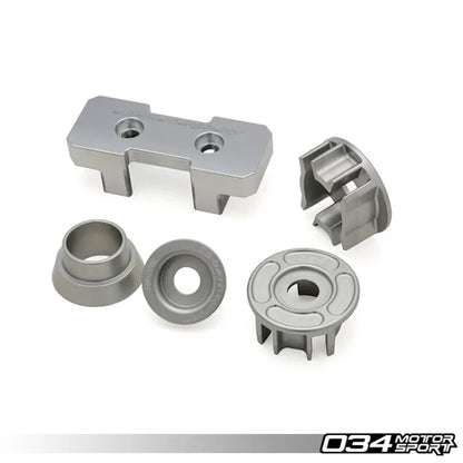 034Motorsport Drivetrain Mount Insert Package, B8/B8.5 Audi A4/S4/RS4, A5/S5/RS5, Q5/SQ5, & Porsche 95B Macan, Billet Aluminum