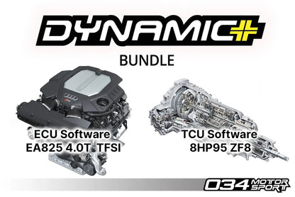 034Motorsport C8 Audi RS6 & RS7 EA825 4.0T Dynamic+ Performance ECU & 8HP95 ZF8 Transmission Tuning Bundle