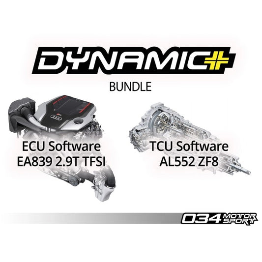 034Motorsport B9/B9.5 Audi RS5 EA839 2.9TT Dynamic+ Performance ECU & AL552 ZF8 Transmission Tuning Bundle