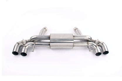 Dinan Free Flow Axle-Back Exhaust - 2018-2023 BMW M5 Stainless Steel - Black Tips - F90