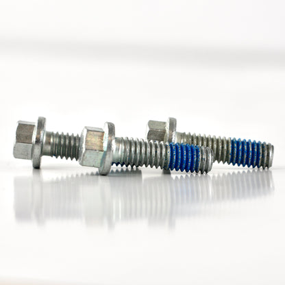 HS Tuning steel bolts with blue thread locker for automotive clutch installation