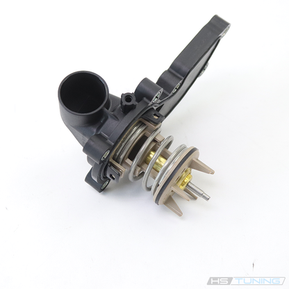 Genuine VW/Audi 06E-121-111-AL 3.0T coolant thermostat assembly, valve and gasket detail