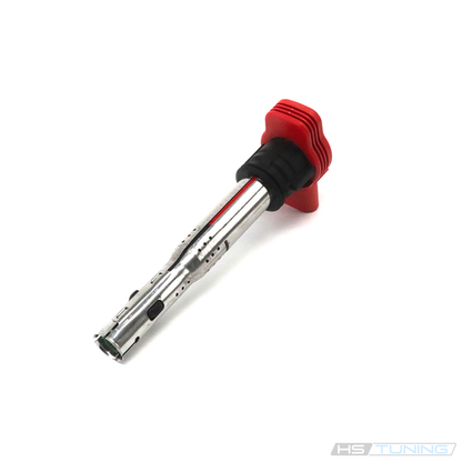 Genuine VW/Audi 06E-905-115-G individual ignition coil with red housing; repeat of source photo 3, gallery image 6