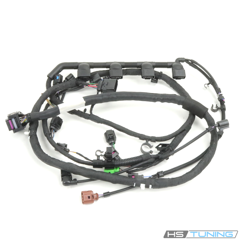 06J-972-619-CL Genuine VW/Audi engine wiring harness, complete wiring-harness layout and branches, original product photo