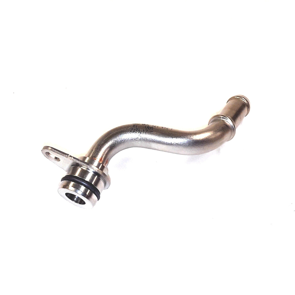 06K-121-492-F Genuine VW/Audi formed metal turbocharger coolant connector pipe with sealing ring, product reference, repeated original archive photo 3