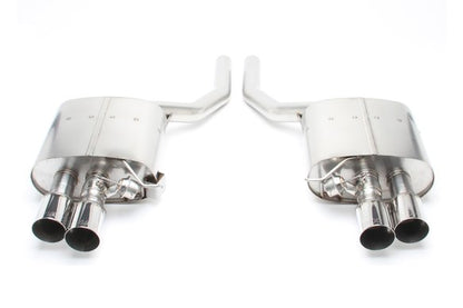 Dinan Free Flow Axle-Back Exhaust - 2011-2016 BMW 550i Stainless Steel - Polished Tips - F10